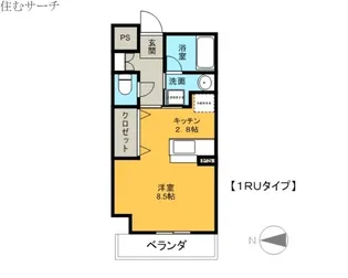 ハイトピア四日市【4階】の間取り