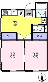 ベルハウス【2階】の間取り