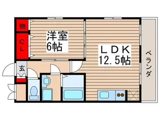 メゾン・ド・レスポワ-ル【1階】の間取り