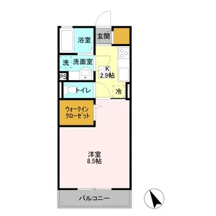 エンベリーザ A【1階】の間取り