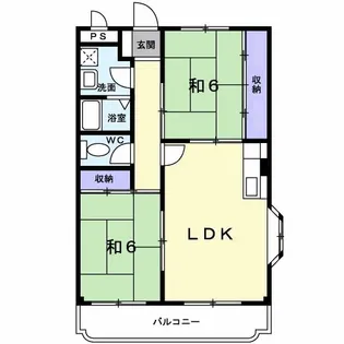 フリーダム武庫の里II【2階】の間取り