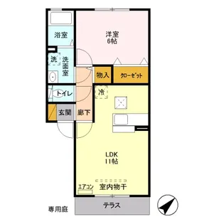 グランド マリアージュ【1階】の間取り