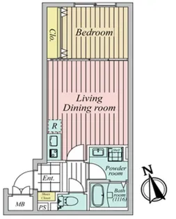 Yolk江古田【1階】の間取り