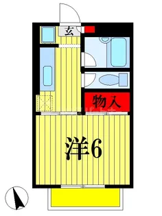 ドミール北初富【1階】の間取り