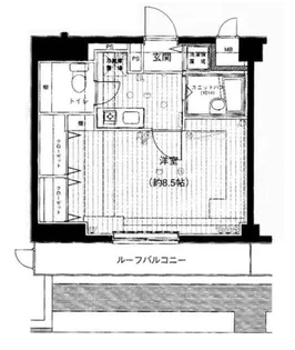 東京都港区三田5【マンション】の間取り