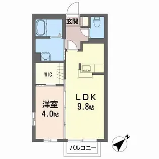 シャロームM【2階】の間取り