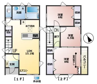千葉県木更津市大久保4【一戸建】の間取り