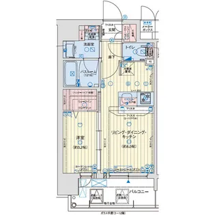 レオンコンフォート都島2【4階】の間取り