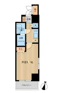 東京都大田区本羽田2【マンション】の間取り
