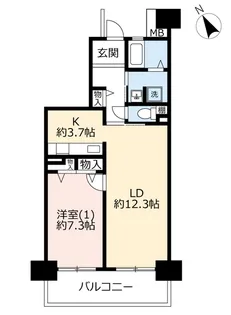UR多摩ニュータウン南大沢絹の道一番街【9階】の間取り