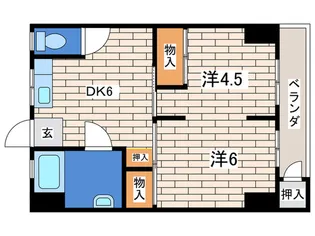 浜田ビル【2階】の間取り