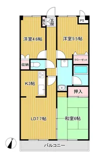 ファミーユ豊玉II【3階】の間取り