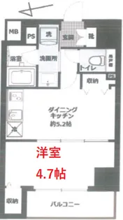 東京都大田区羽田6【マンション】の間取り