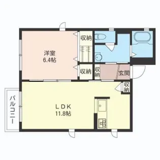 アドラブール【2階】の間取り