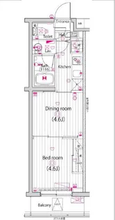 ガーラ・ヒルズ練馬【5階】の間取り