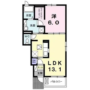フレンドリー優II【1階】の間取り