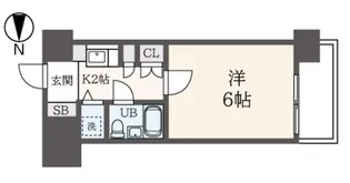 新丸子ダイカンプラザCity【10階】の間取り