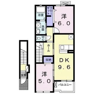 セイバリーヒルズ【2階】の間取り