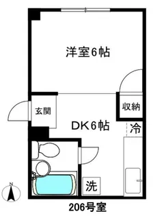 メゾンローリエ【2階】の間取り