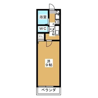 フォレスト白鷺【2階】の間取り