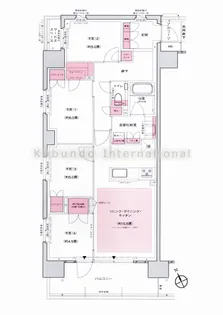 プラウドシティ方南町【3階】の間取り