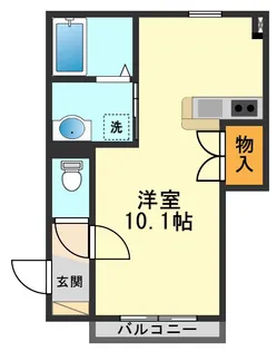 ルマタン【1階】の間取り