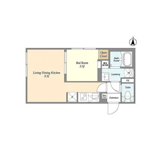 CASA GRAZIE 池袋【2階】の間取り