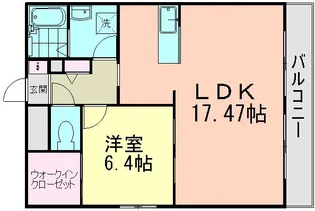 センメゾン汐見【3階】の間取り