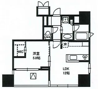 コンフォルテハイム蔵前【2階】の間取り
