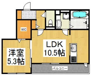 ティルタ アユ【1階】の間取り