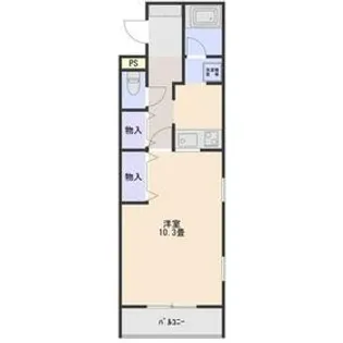 Compartmentアイビー【2階】の間取り