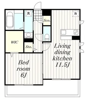 トロアモリール【3階】の間取り