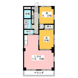 グレイスコート 200【4階】の間取り