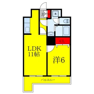 朝日プラザ王子【5階】の間取り