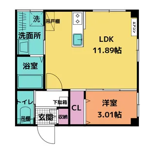 仮称)ドリームハウス小杉【1階】の間取り