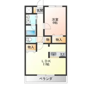 ベルタ カーサ【1階】の間取り