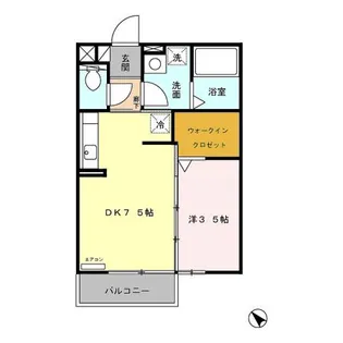 seaside WEST【2階】の間取り