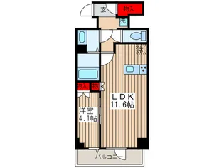 La Douceur東神田【5階】の間取り