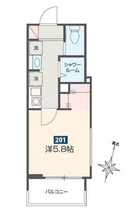 MELDIAかしわ台II【2階】の間取り