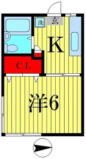 スプーンハイツ【1階】の間取り