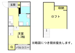 パームヒルズ【1階】の間取り
