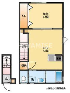 ルポゼ協和【2階】の間取り