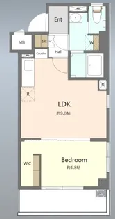 GRASTRA NAKANO【2階】の間取り