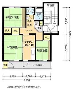 平塚田村【3階】の間取り