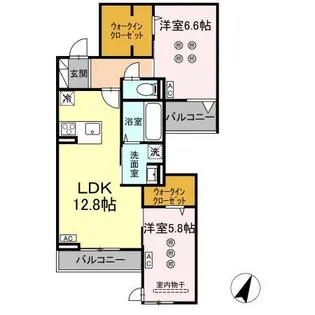 Lumina II【3階】の間取り