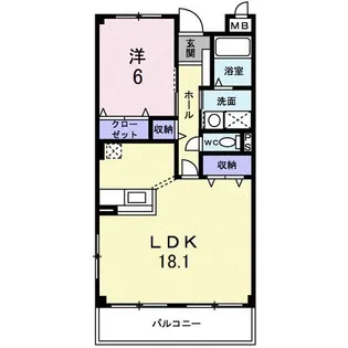 ブリーゼ【3階】の間取り