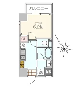 奥平レジデンス【7階】の間取り