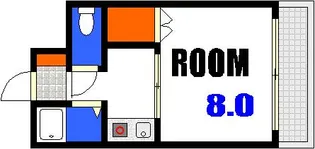 ハーモニー光町【4階】の間取り