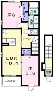 パークサイドステージ【2階】の間取り