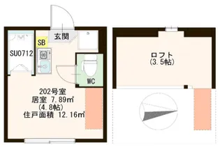 ハーモニーテラス平井III【2階】の間取り